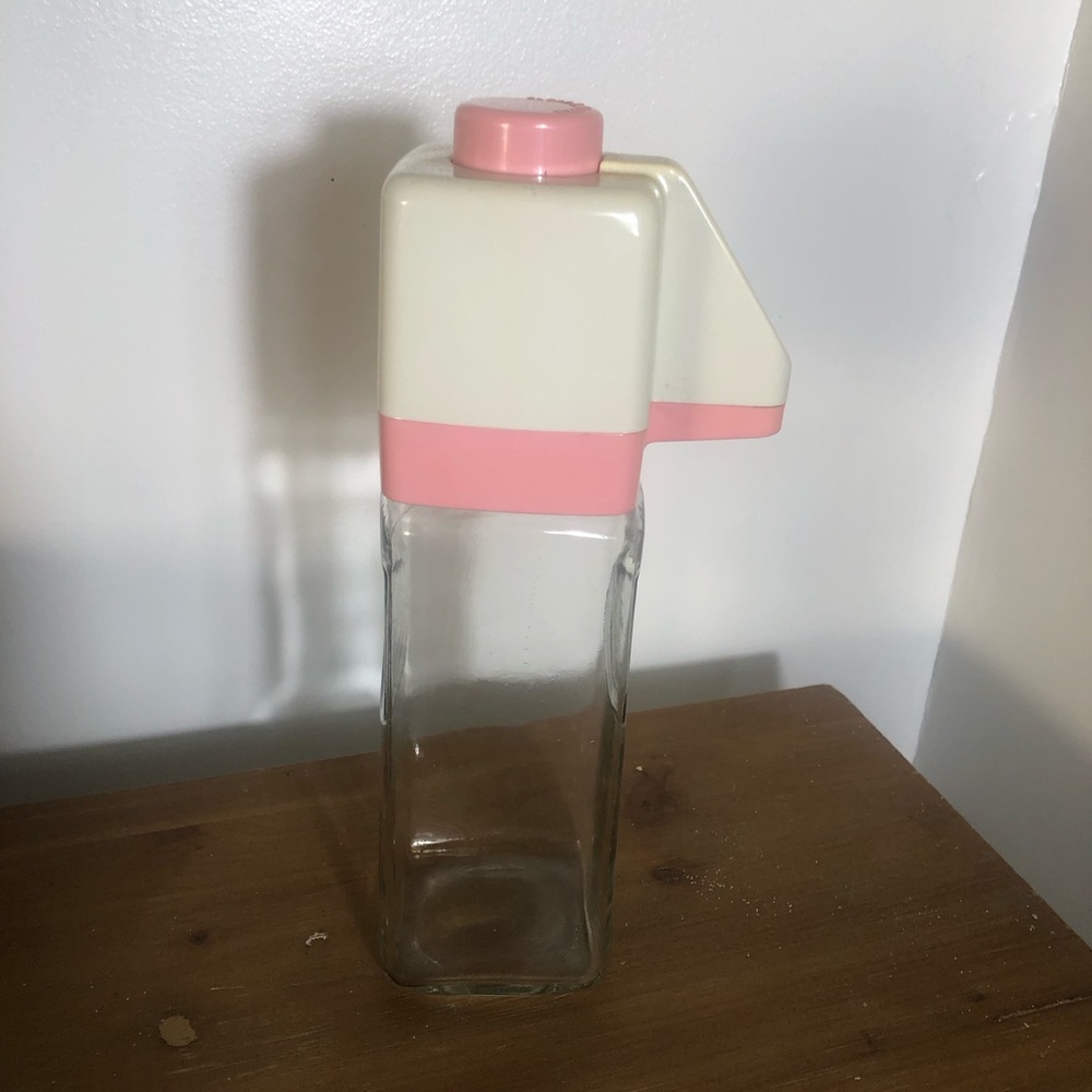 Vintage Mid Century Air Pump Action hot/cold drink carafe